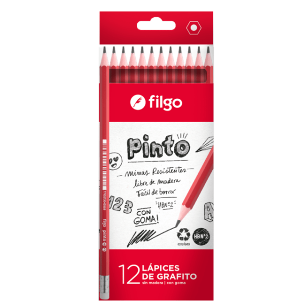 LAPIZ GRAFITO FILGO PINTO X UNIDAD - Imagen 2