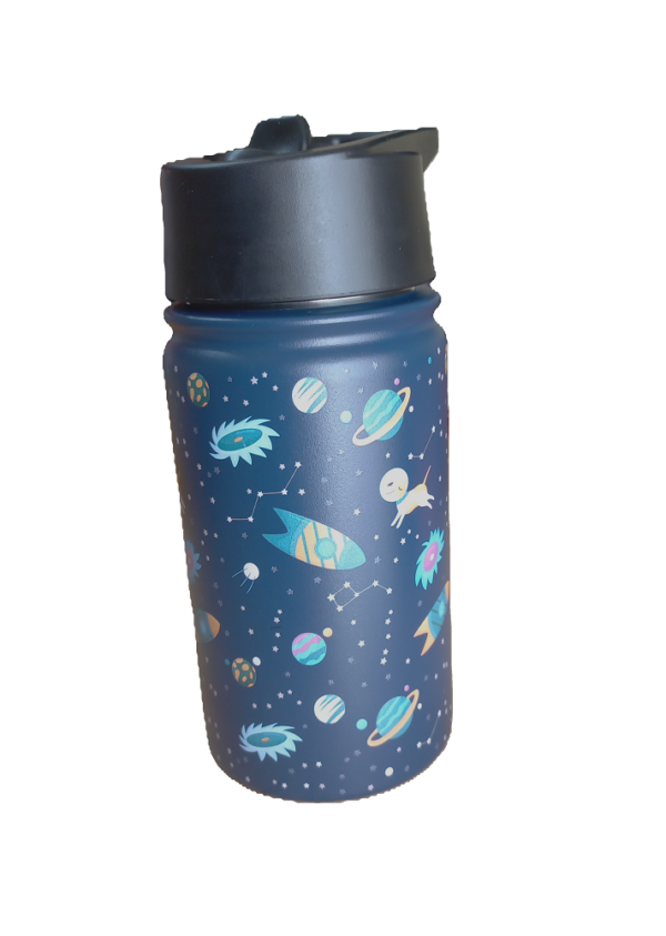 Botella Térmica Frio Calor Niños Acero Inox Pico Y Manija - Imagen 2