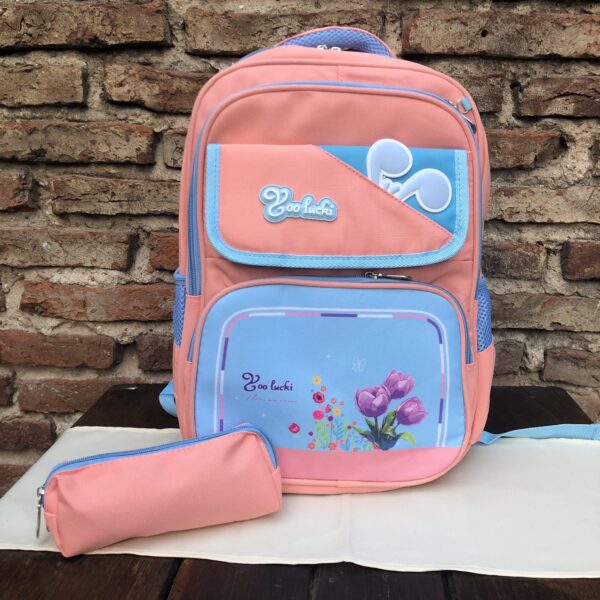 Mochila Escolar Yoo Luki Rosa