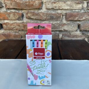 Lapiceras Roller Gel Filgo Pastel x 6 unidades