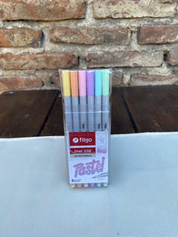 Microfibras Filgo colores pastel x 6 unidades