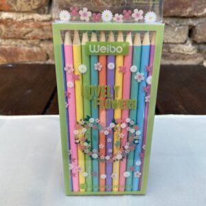 Lapices de colores Weibo (colores pasteles) x 12